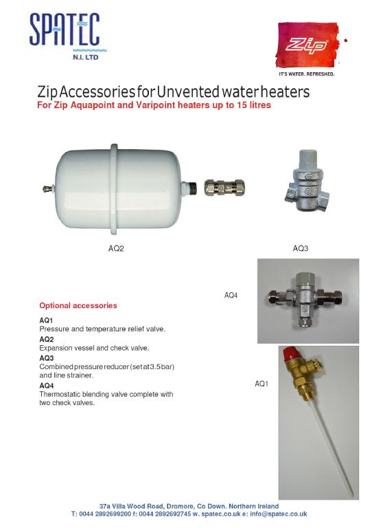 Spatec NI - Zip Aquapoint III 10 Ltr